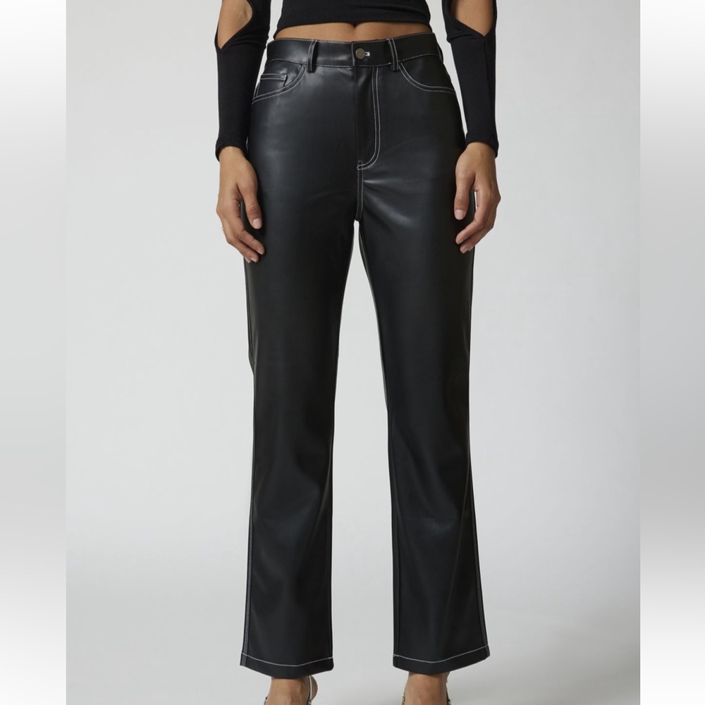 Silence + Noise Faux Leather Pants